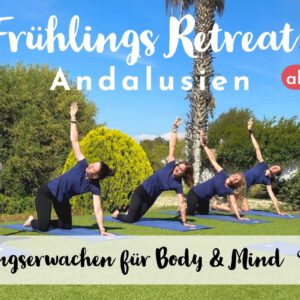 BODYART Training im Freien beim Frühlings-Retreat 2026 in Andalusien.